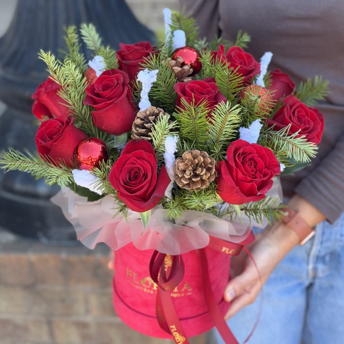 Red Velvet Christmas Box