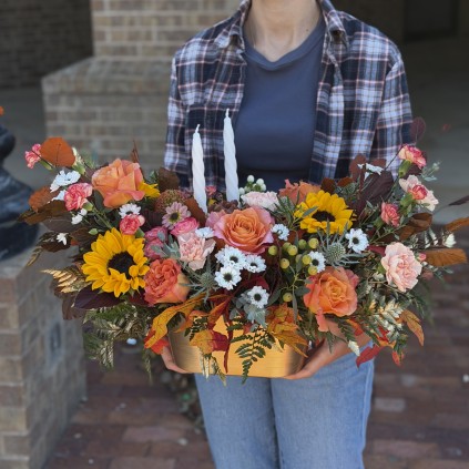 Autumn Glow Centerpiece FloriyaFlowes