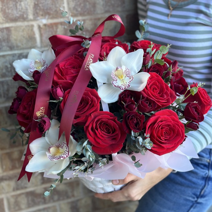 Flower Baskets "Rosy"