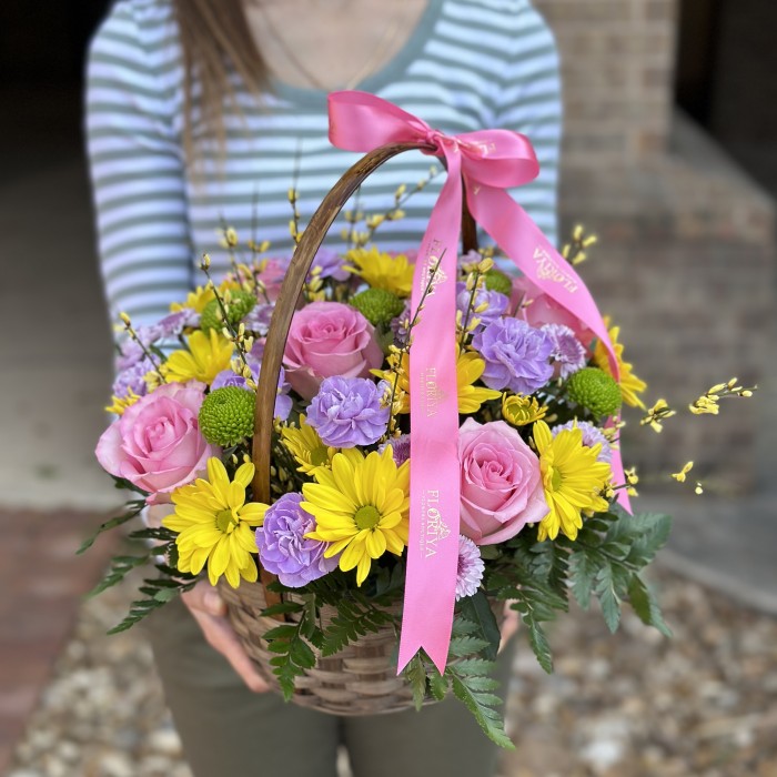 Flower Baskets "Sending love"
