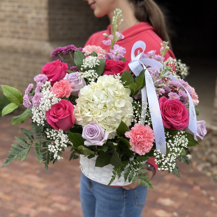 Flower basket Amber Amazement 