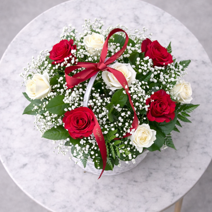 Flower Baskets " I Love you " 