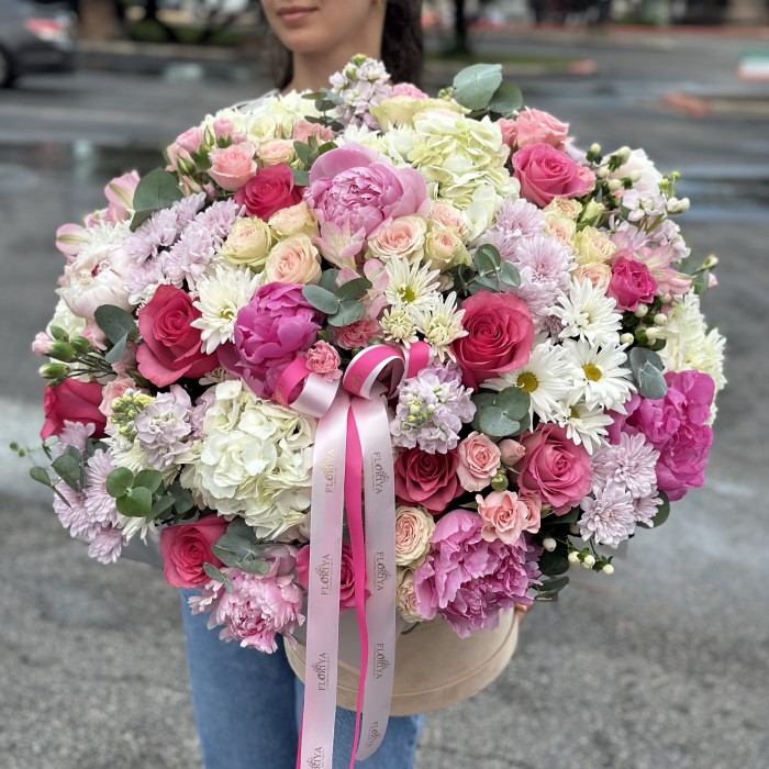 Flowers in a box "Fleur de Luxe"