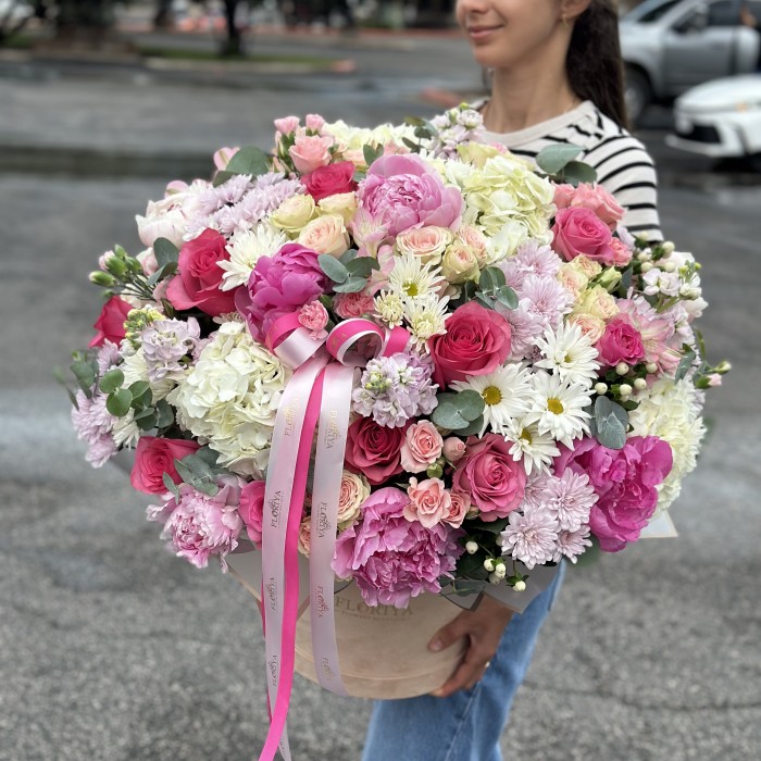 Flowers in a box "Fleur de Luxe"