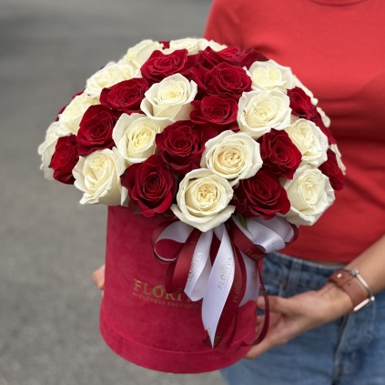 Velvet Rouge Box FloriyaFlowers