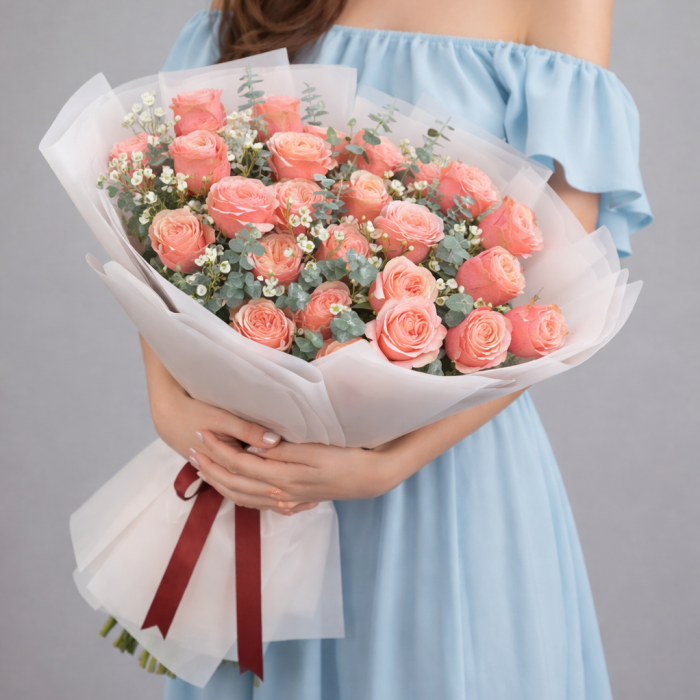 Peachy Bloom Bouquet