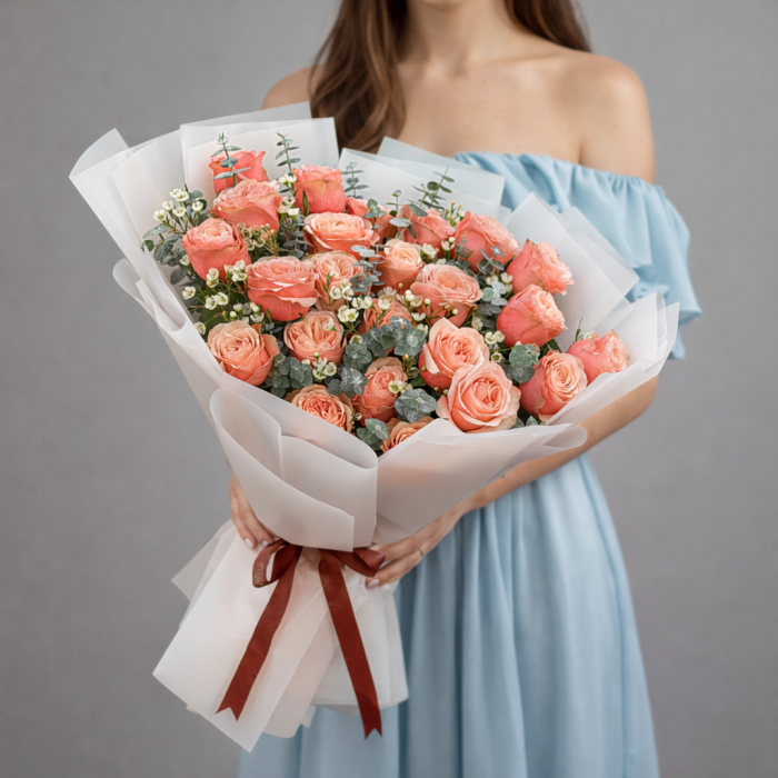 Peachy Bloom Bouquet