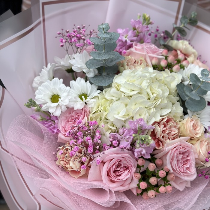 Flowers bouquet  "Love is .."