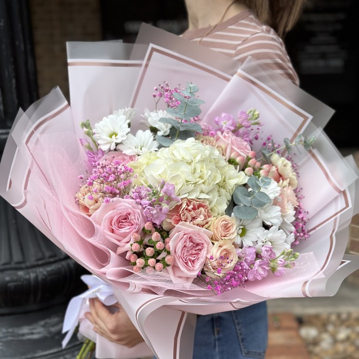 Flowers bouquet  "Love is .."