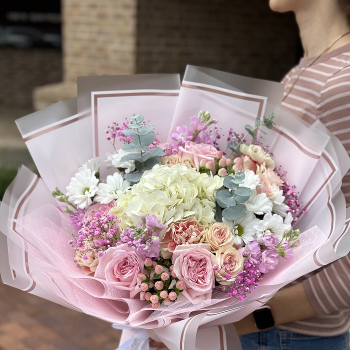 Flowers bouquet  "Love is .."