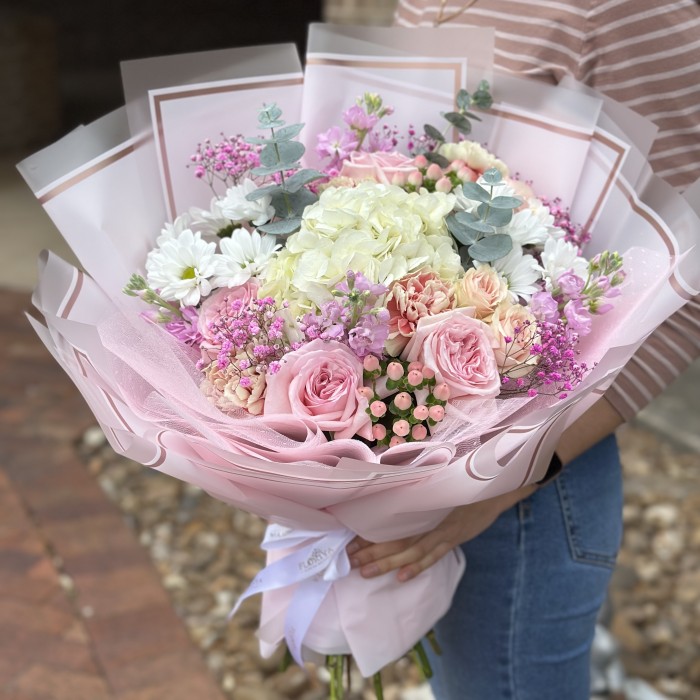 Flowers bouquet  "Love is .."