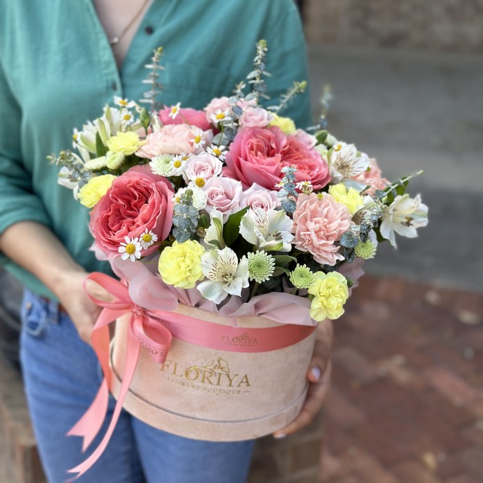 Premium flowers in a box " You're My Angel "