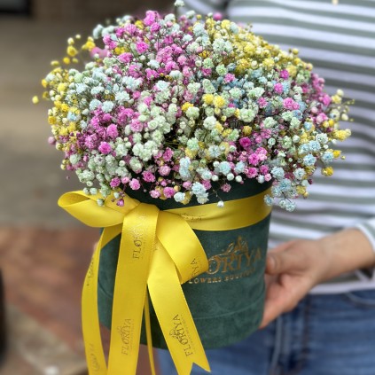 Flowers in a box "Fiesta " FloriyaFlowes