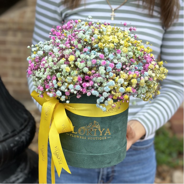 Flowers in a box "Fiesta "