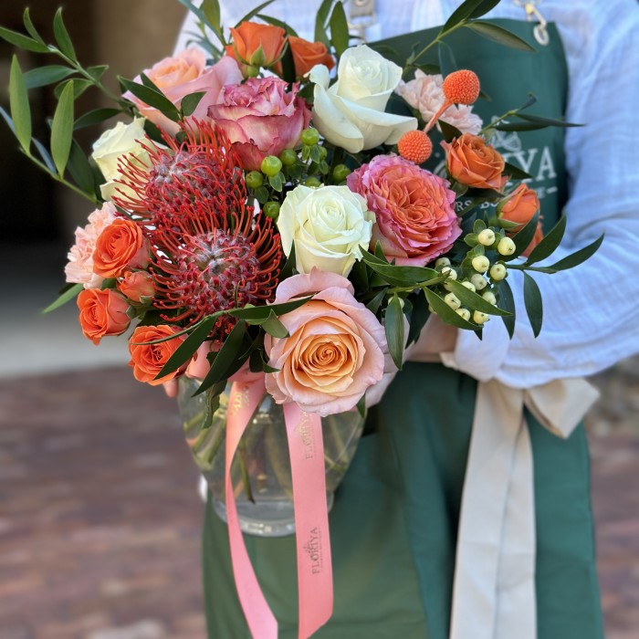 Summer flowers in a vase