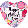 17" Happy Mother's Day Crazy Flowers Balloon FloriyaFlowers