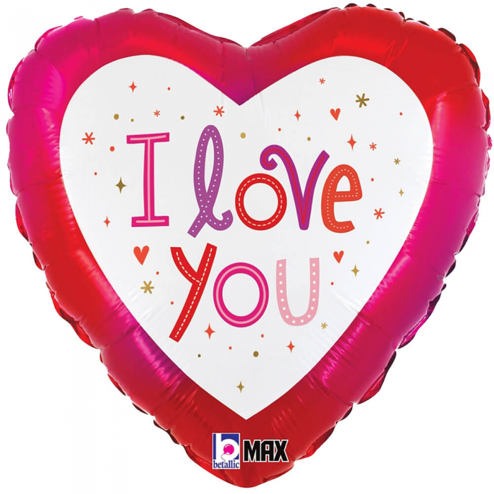 18 inch LOVE YOU SPARKLES Floriya Flowers