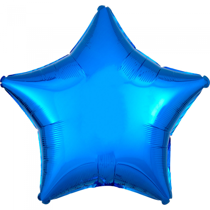 Star Foil Balloon with Helium Floriya Flowers
