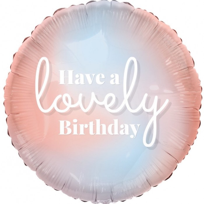 Have a Lovely Birthday Balloon, 18 Inch Floriya Flowers