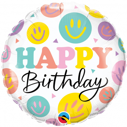 18 inch BIRTHDAY COLORFUL SMILES FloriyaFlowes