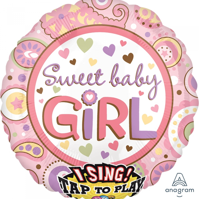 28 inch SWEET BABY GIRL SING-A-TUNE