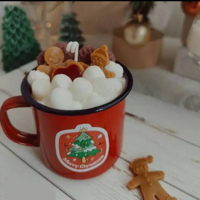 Gingerbread Mug Candle – Love & Cotton Candy Editions (290 g)