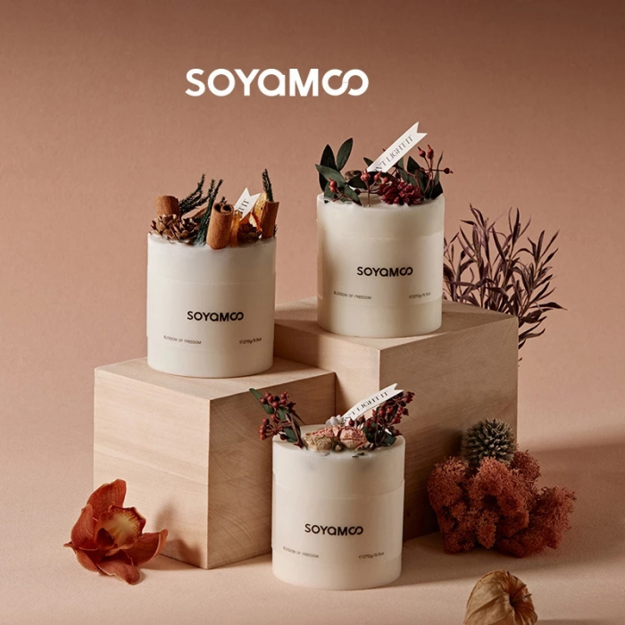 Soyamoo Floral Forest – Luxury Botanical Soy Candle Gift Set Soyamoo Floral Forest – Luxury Botanical Soy Candle Gift Set