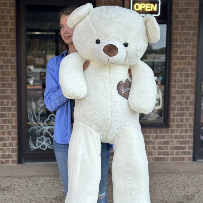 Teddy Bear 145 cm White Floriya Flowers