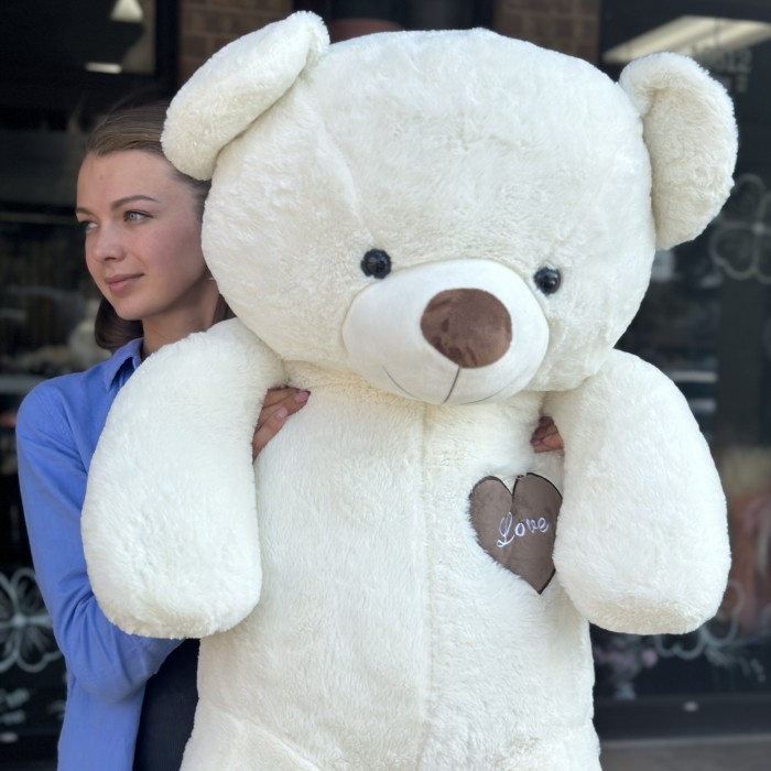 Teddy Bear 145 cm White Floriya Flowers