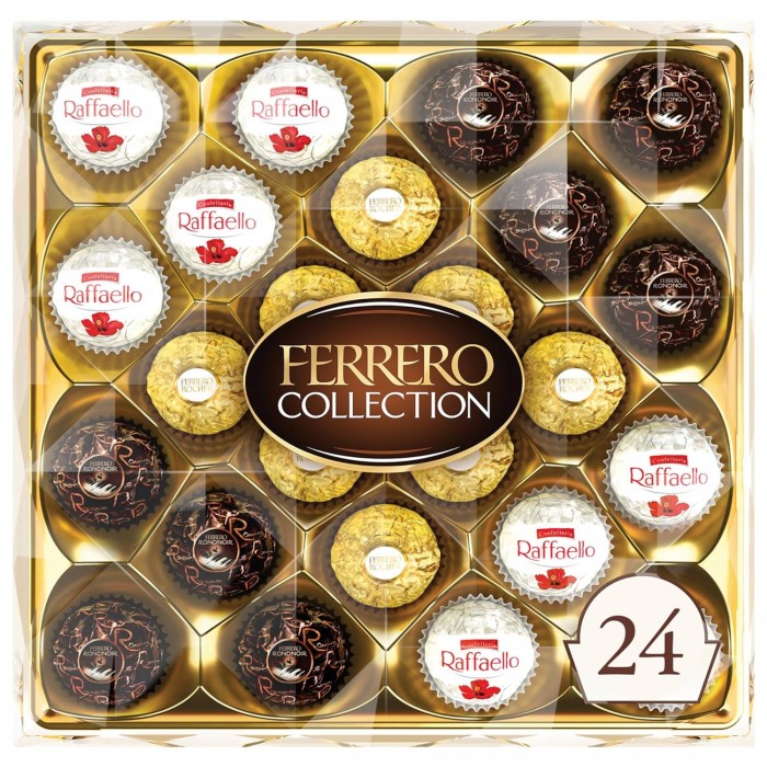 Ferrero Rocher Collection Assorted Candy Chocolates Variety Pack - 9.1oz 